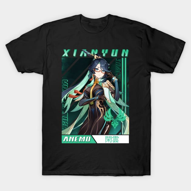 Xianyun - Cloud Retainer - Genshin Impact T-Shirt by Nifty Store